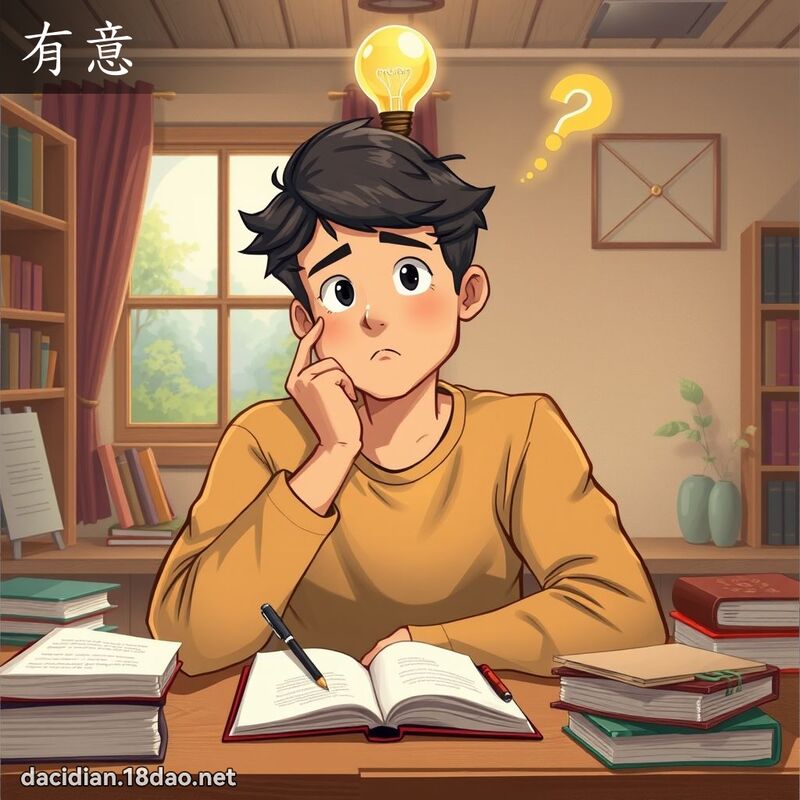 有意 - 国语大辞典配图