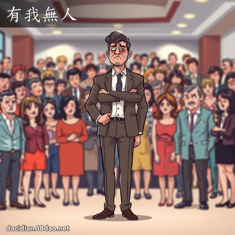 有我无人 - 国语大辞典配图