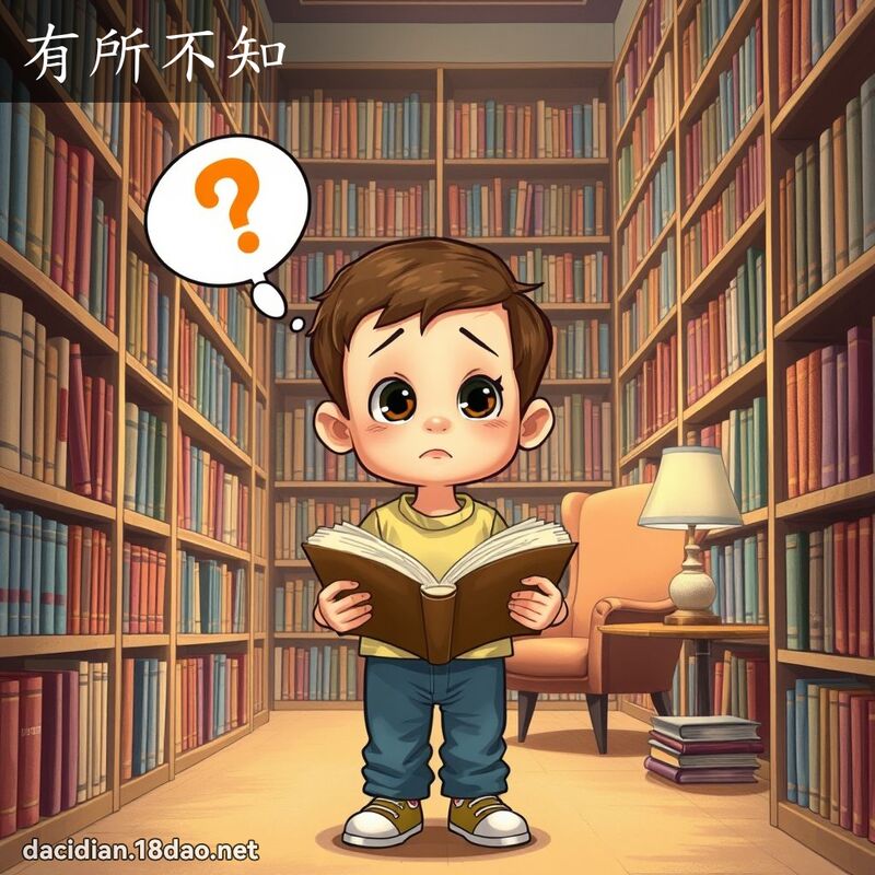 有所不知 - 國語大辭典配圖