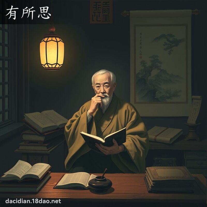 有所思 - 国语大辞典配图