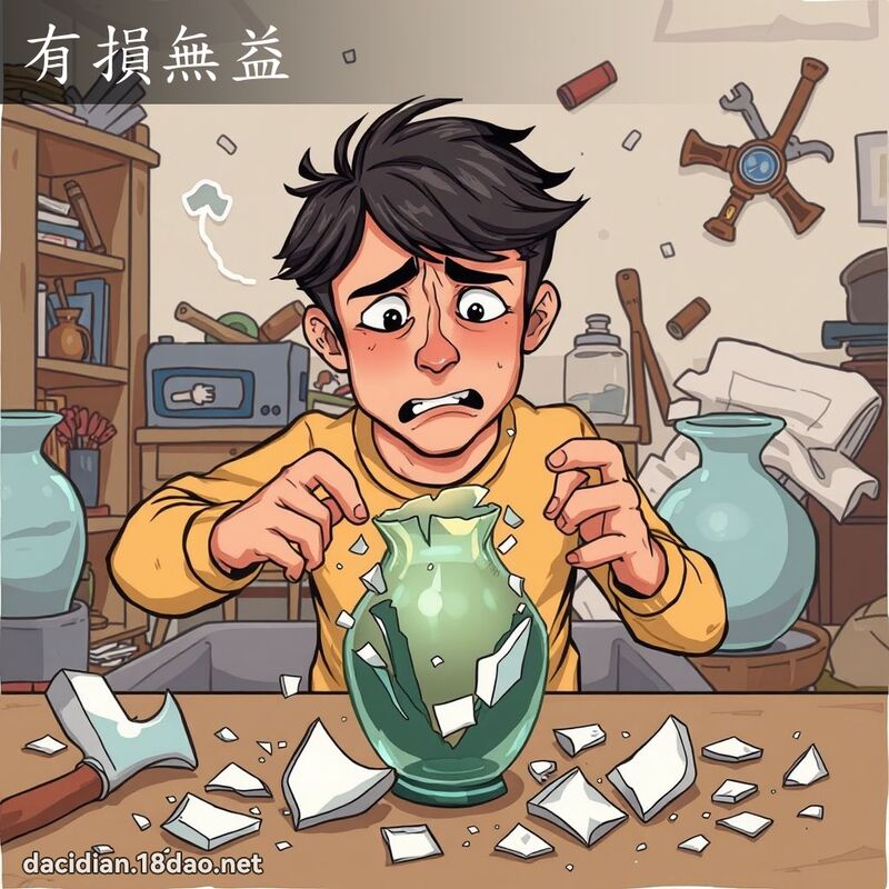 有損無益 - 國語大辭典配圖
