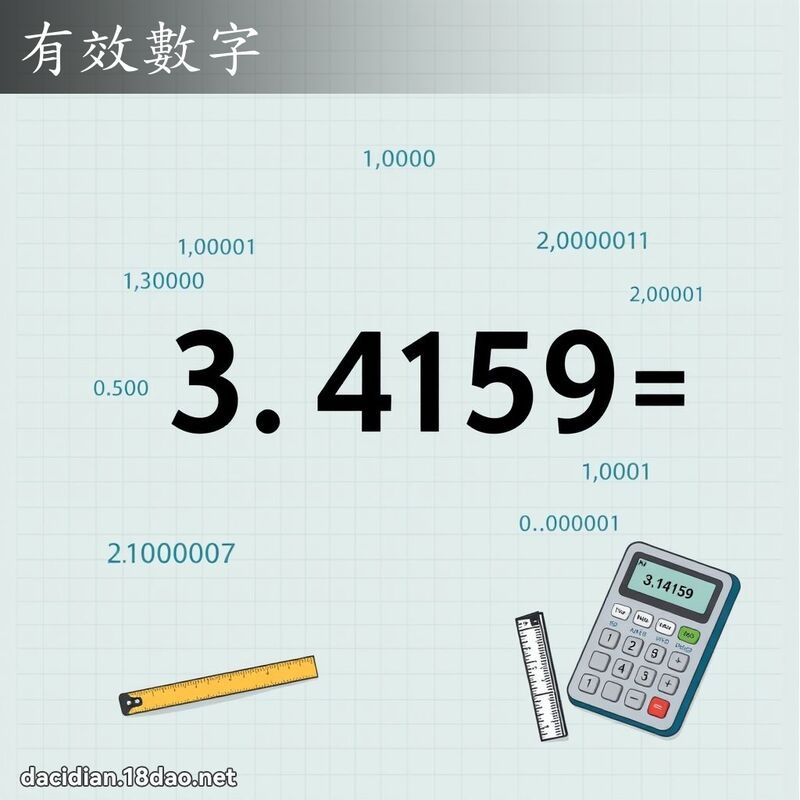 有效數字 - 國語大辭典配圖