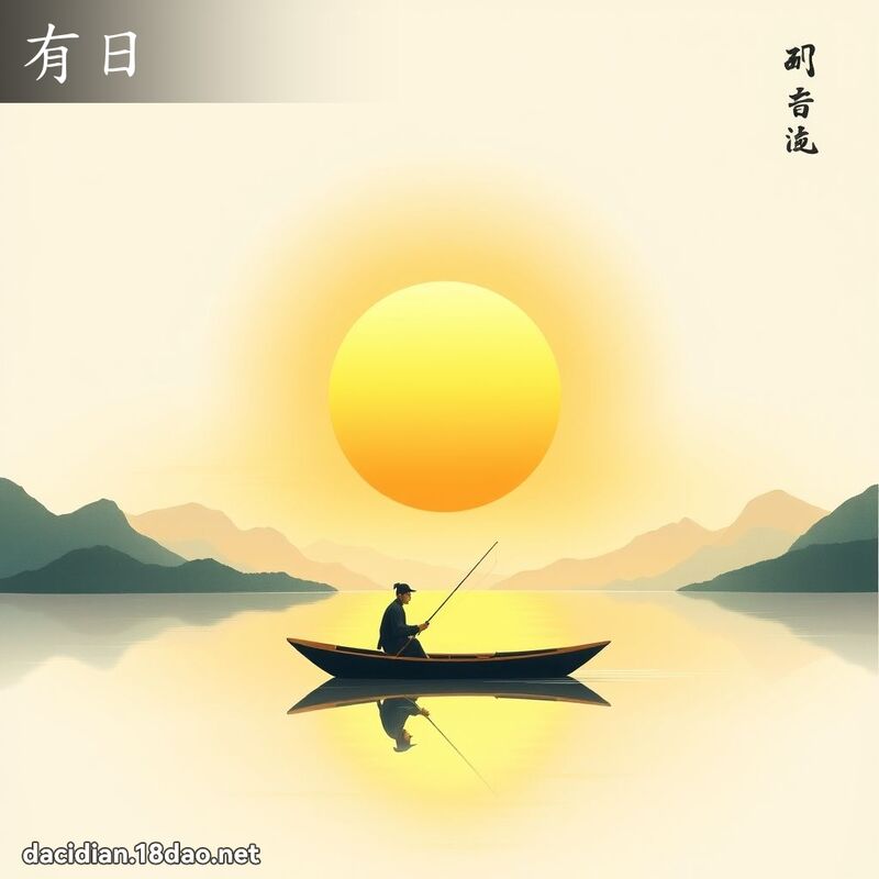 有日 - 國語大辭典配圖