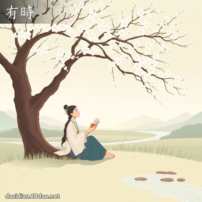 有时 - 国语大辞典配图
