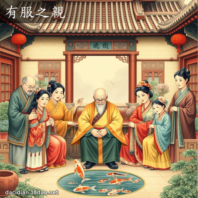 有服之親 - 國語大辭典配圖