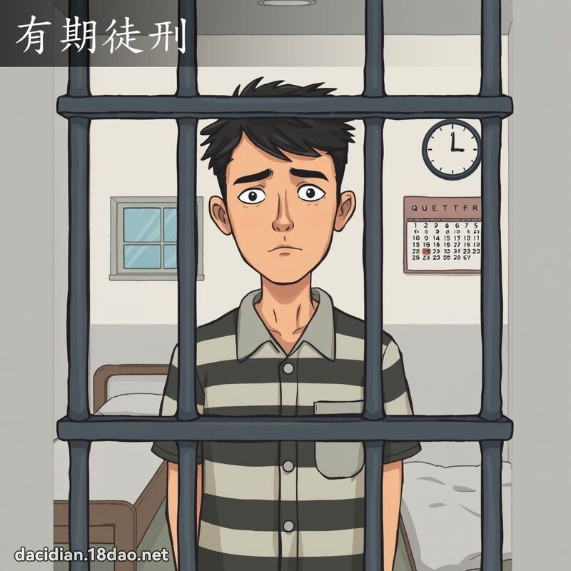有期徒刑 - 国语大辞典配图