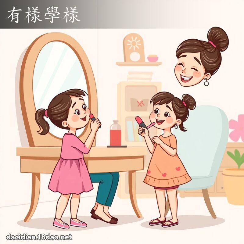 有样学样 - 国语大辞典配图