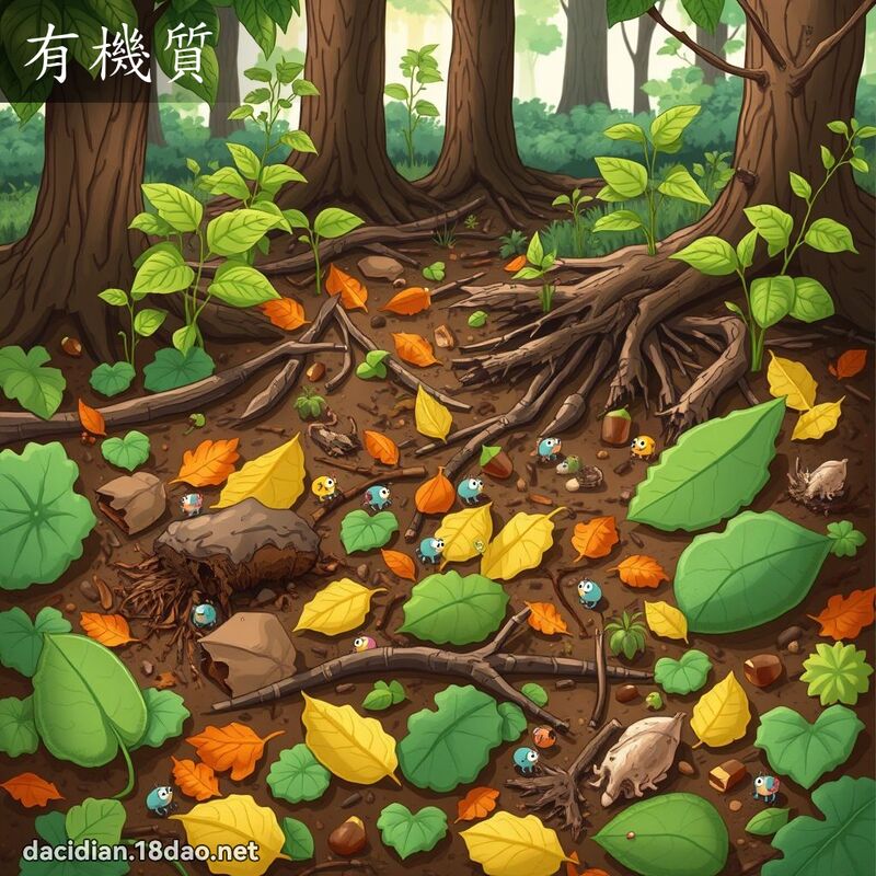 有机质 - 国语大辞典配图