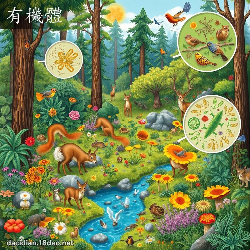 有機體 - 國語大辭典配圖