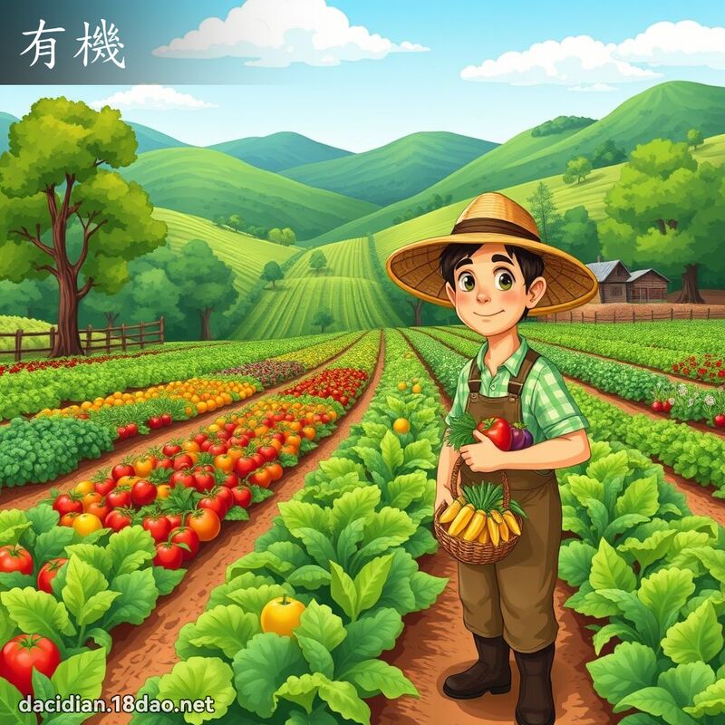有机 - 国语大辞典配图