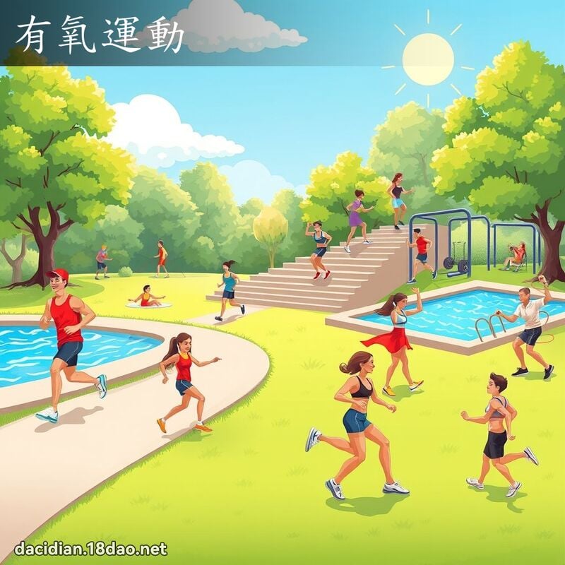 有氧运动 - 国语大辞典配图