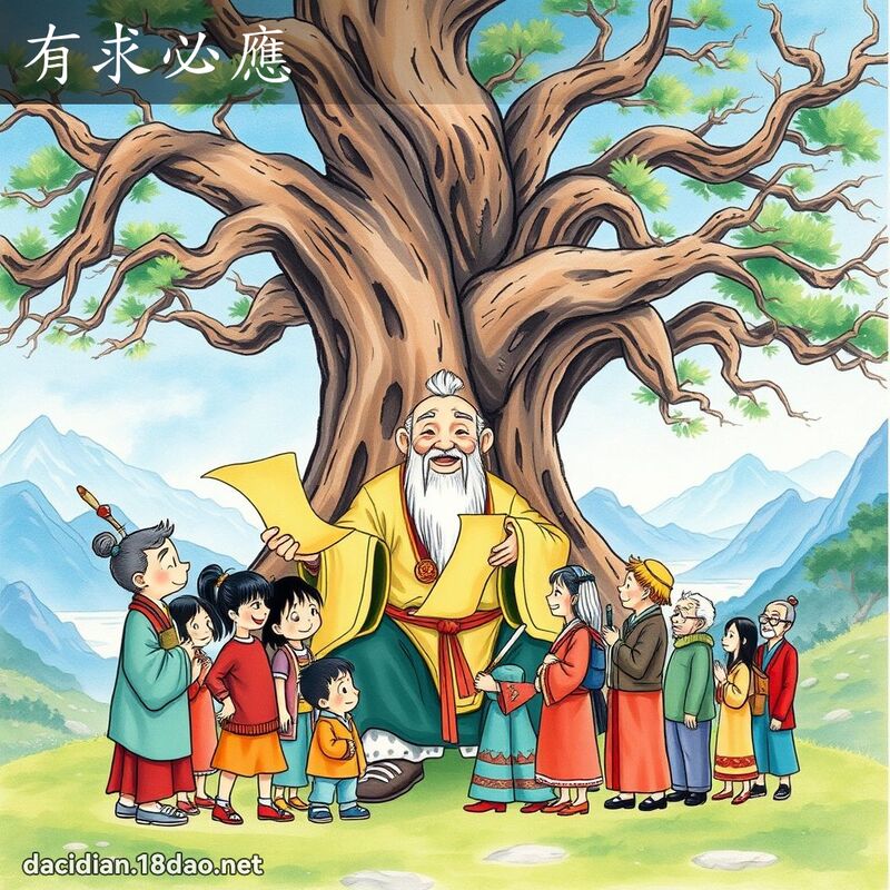 有求必應 - 國語大辭典配圖