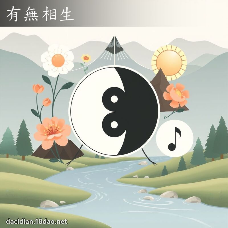 有無相生 - 國語大辭典配圖