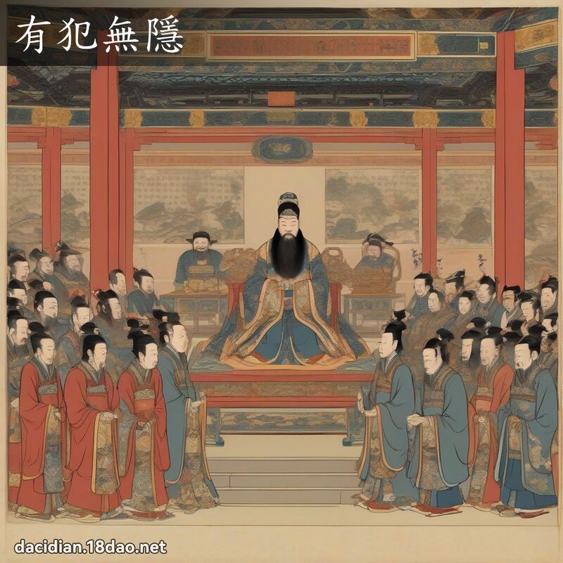 有犯无隱 - 国语大辞典配图