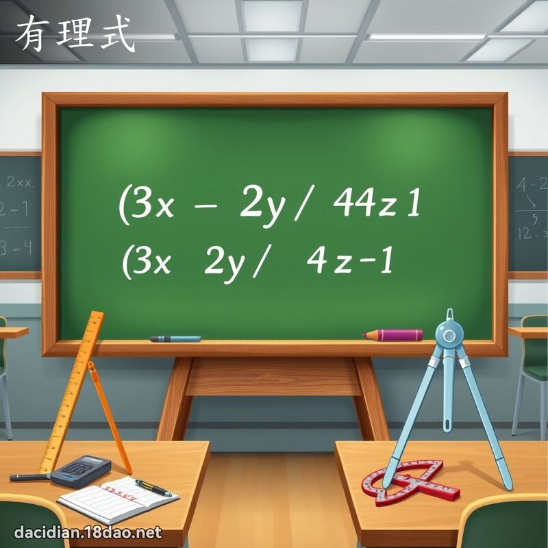 有理式 - 国语大辞典配图