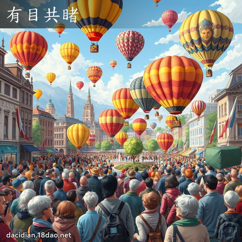 有目共睹 - 國語大辭典配圖
