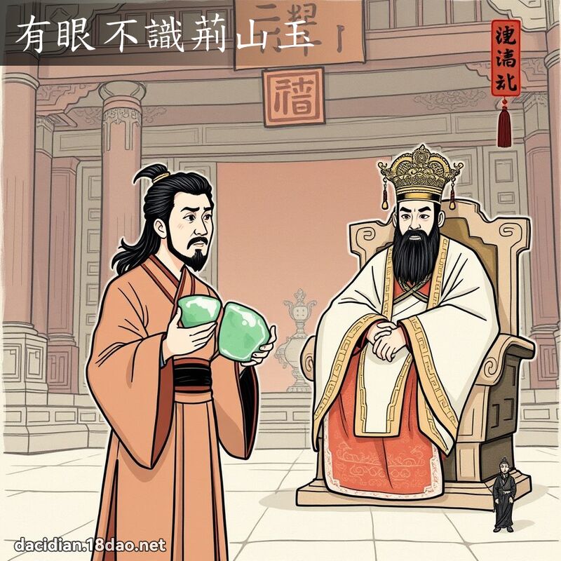 有眼不識荊山玉 - 國語大辭典配圖