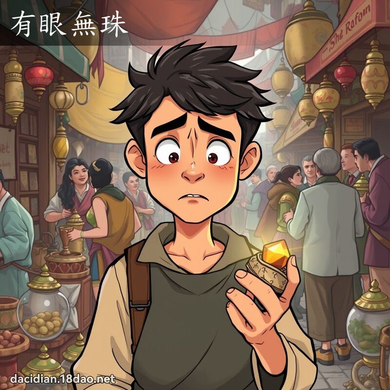 有眼無珠 - 國語大辭典配圖