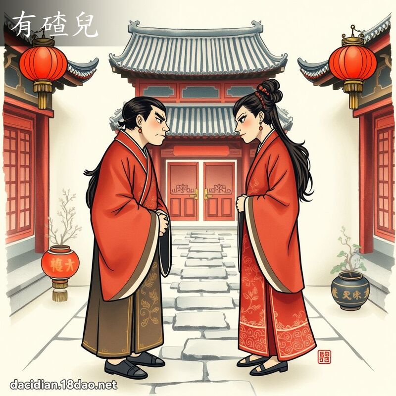 有碴兒 - 國語大辭典配圖