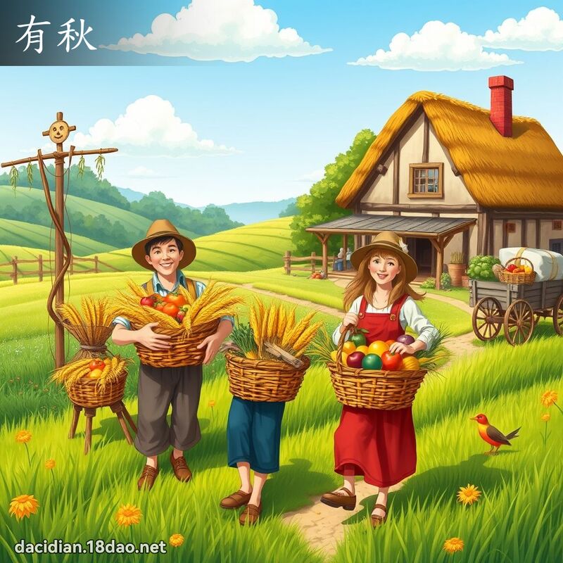 有秋 - 国语大辞典配图