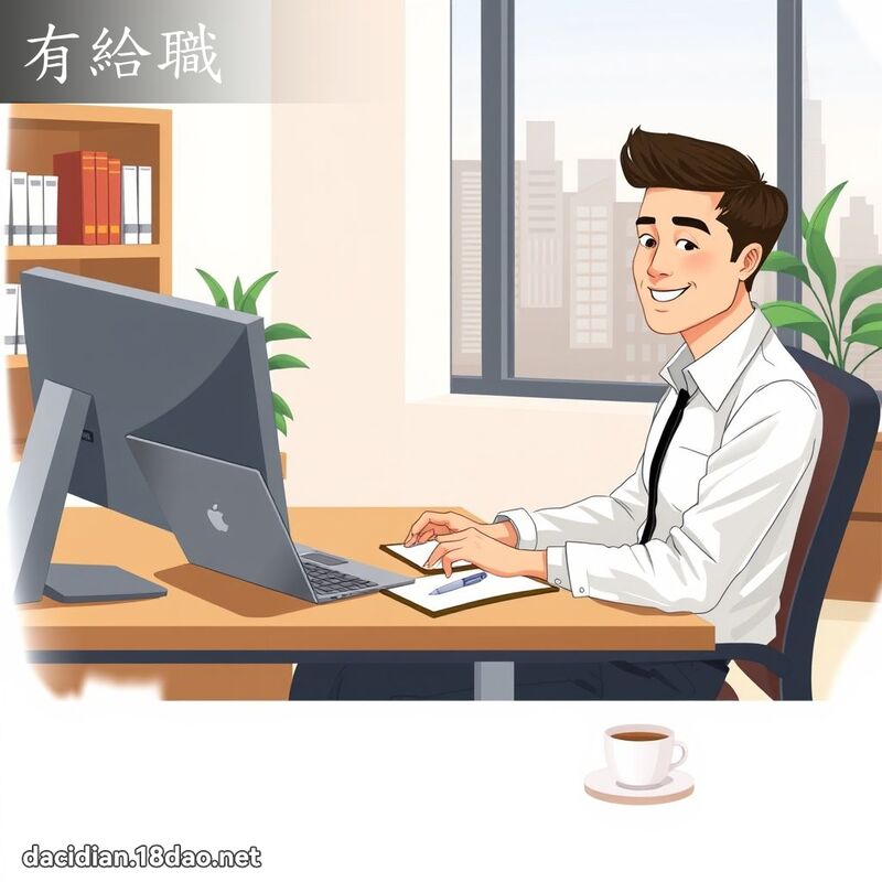 有给职 - 国语大辞典配图