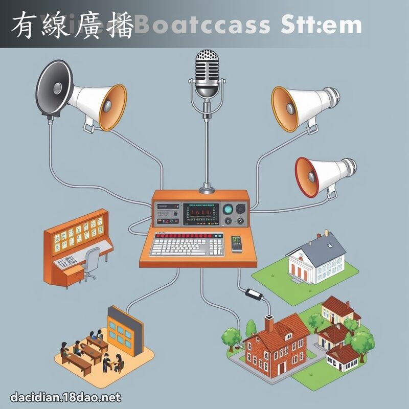 有线广播 - 国语大辞典配图