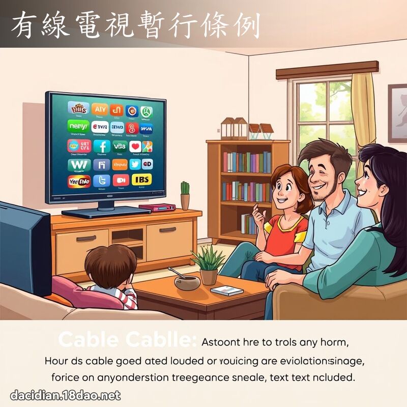 有线电视暂行条例 - 国语大辞典配图