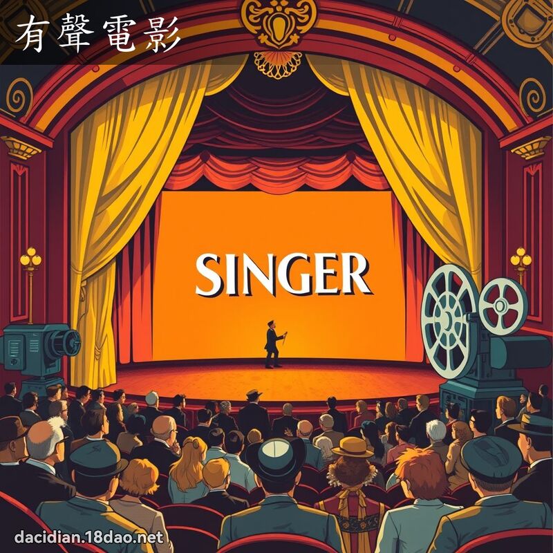 有聲電影 - 國語大辭典配圖