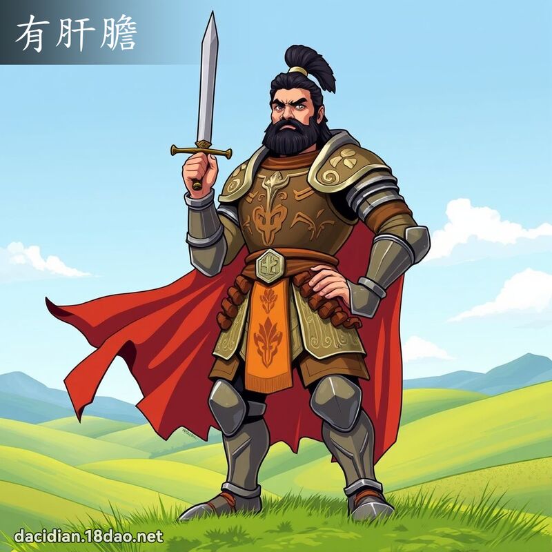 有肝胆 - 国语大辞典配图
