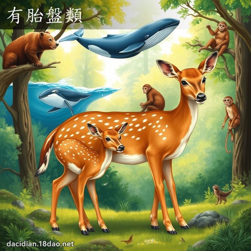有胎盘类 - 国语大辞典配图