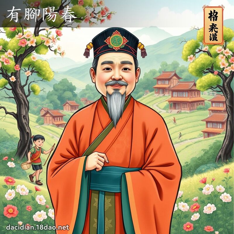 有腳陽春 - 國語大辭典配圖