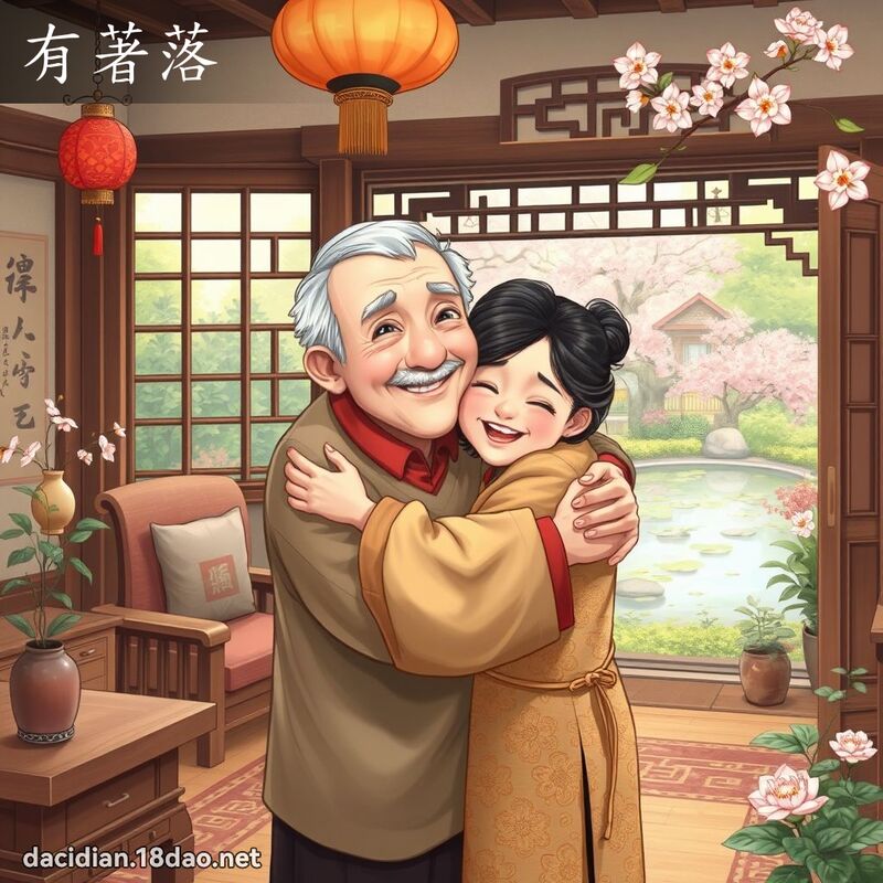 有著落 - 国语大辞典配图