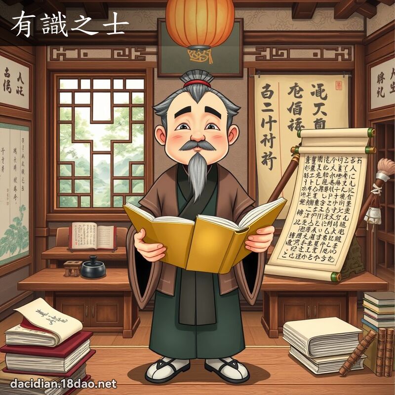 有识之士 - 国语大辞典配图