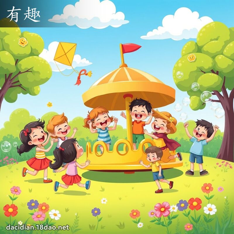 有趣 - 國語大辭典配圖