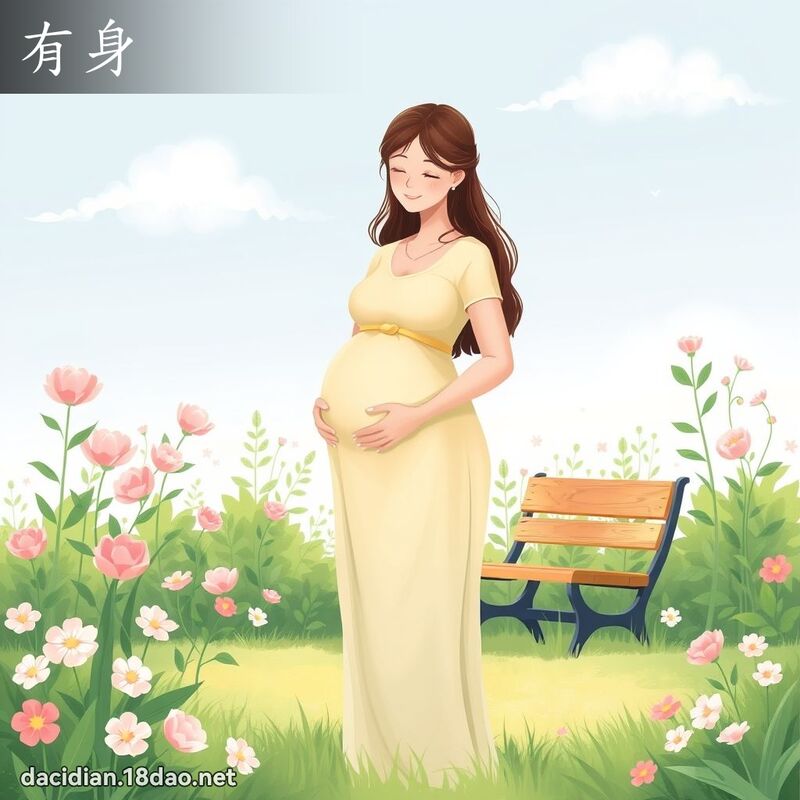 有身 - 国语大辞典配图