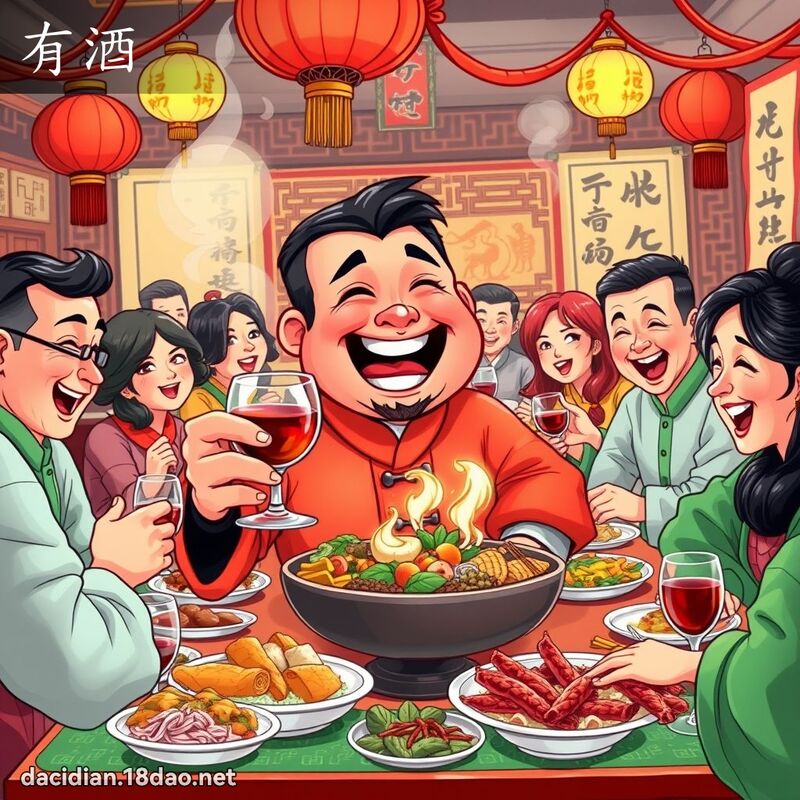 有酒 - 国语大辞典配图
