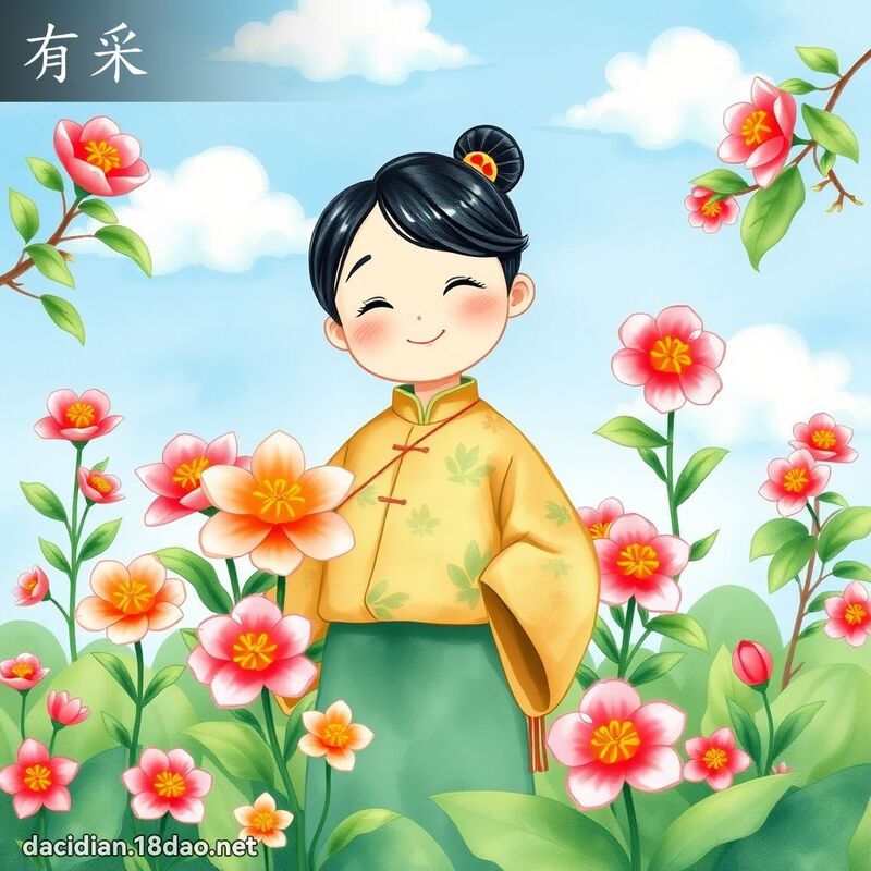 有采 - 国语大辞典配图