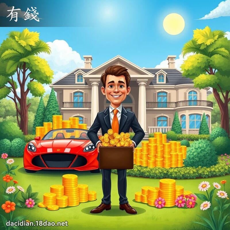 有錢 - 國語大辭典配圖