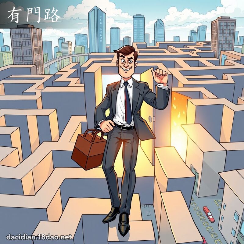 有门路 - 国语大辞典配图