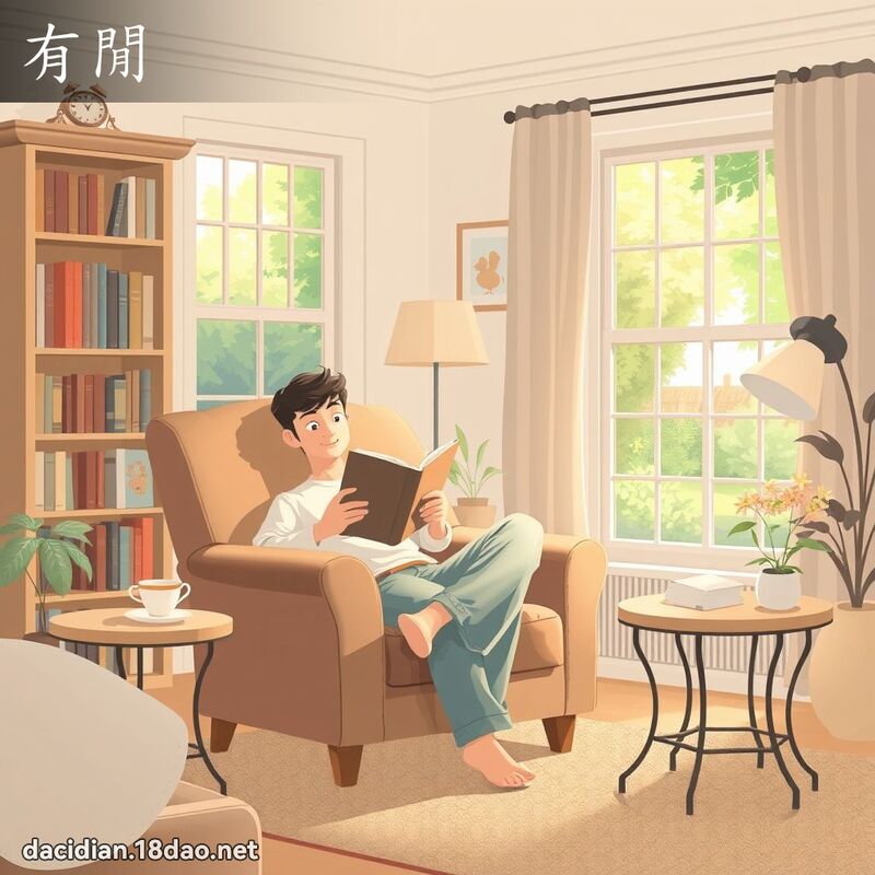 有闲 - 国语大辞典配图