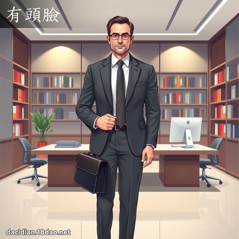 有头脸 - 国语大辞典配图