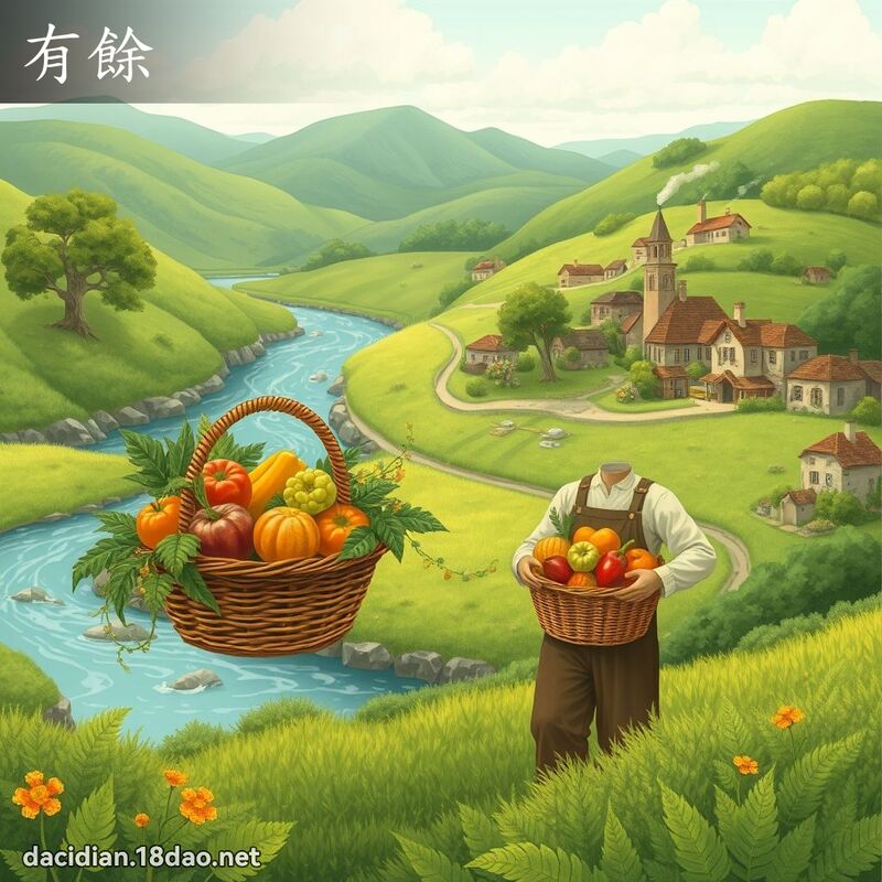 有余 - 国语大辞典配图