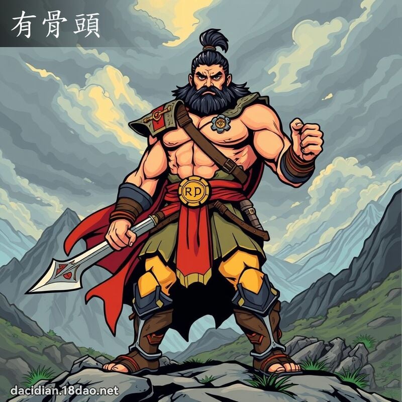 有骨头 - 国语大辞典配图