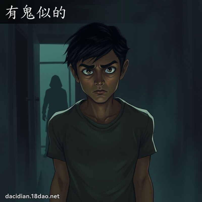 有鬼似的 - 国语大辞典配图
