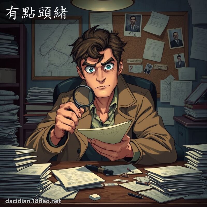 有点头绪 - 国语大辞典配图