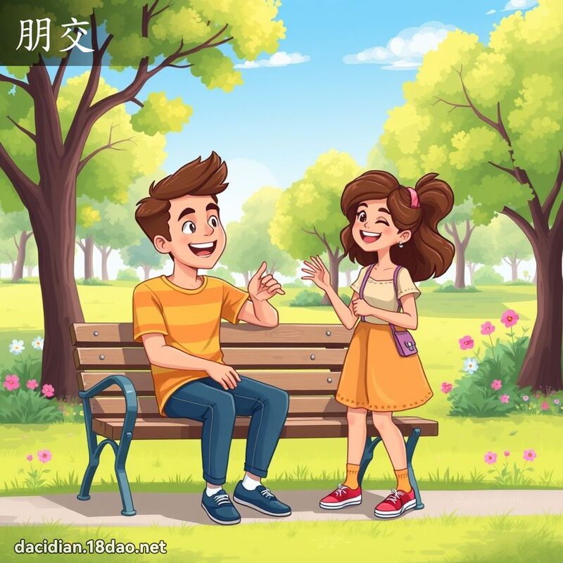 朋交 - 国语大辞典配图