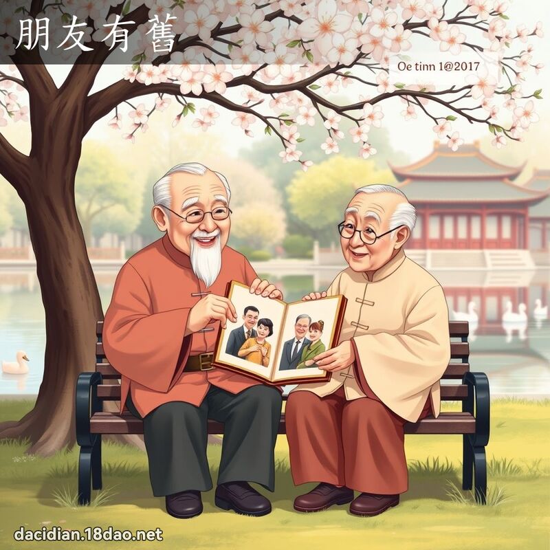朋友有旧 - 国语大辞典配图