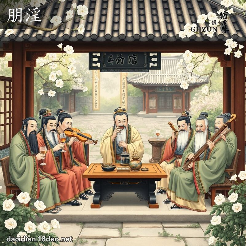 朋淫 - 國語大辭典配圖