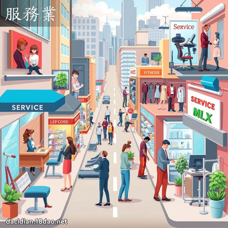 服務業 - 國語大辭典配圖