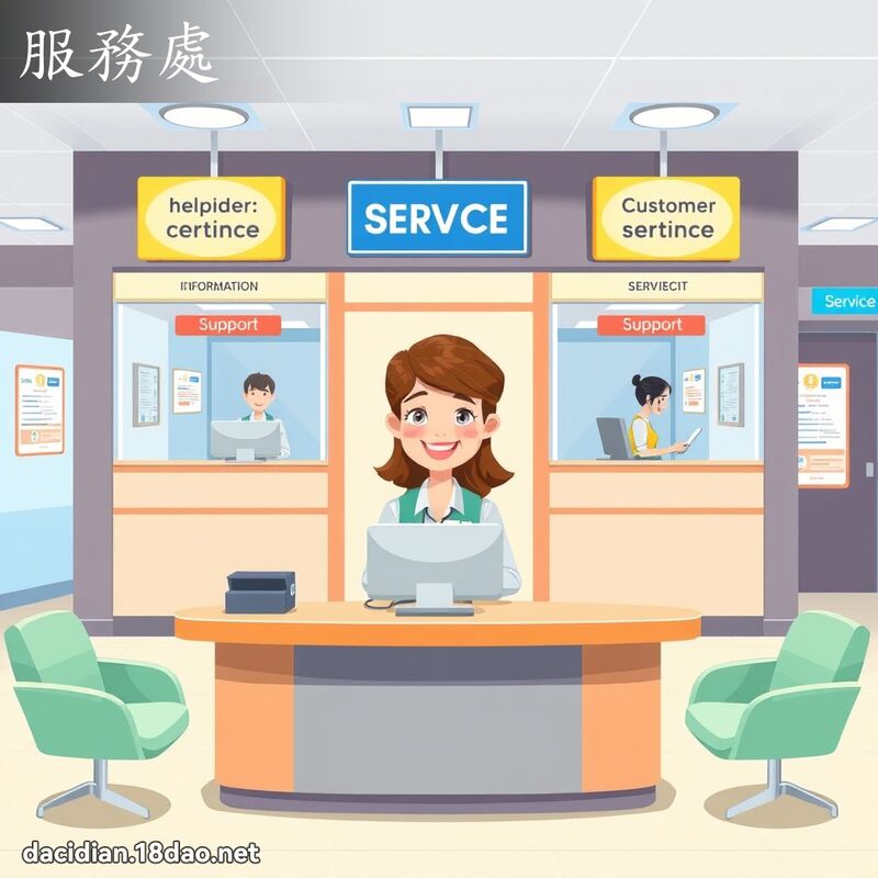 服务处 - 国语大辞典配图